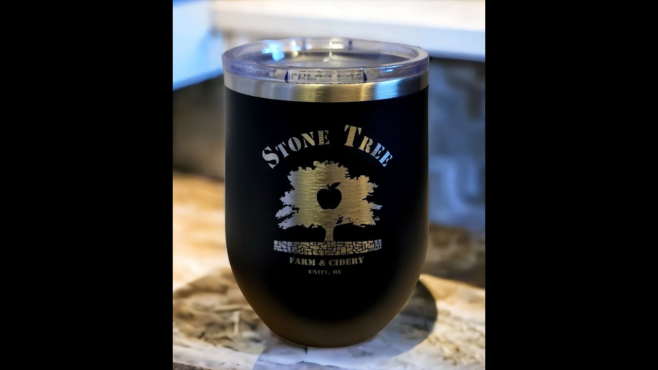 How to Laser Engrave Stemless Wine Tumblers.