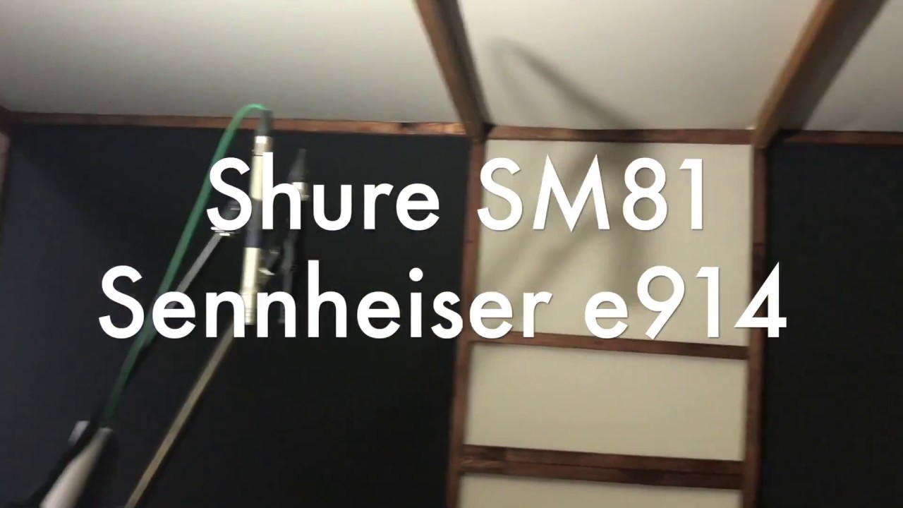Shure sm81 vs Sennheiser e914 overhead test
