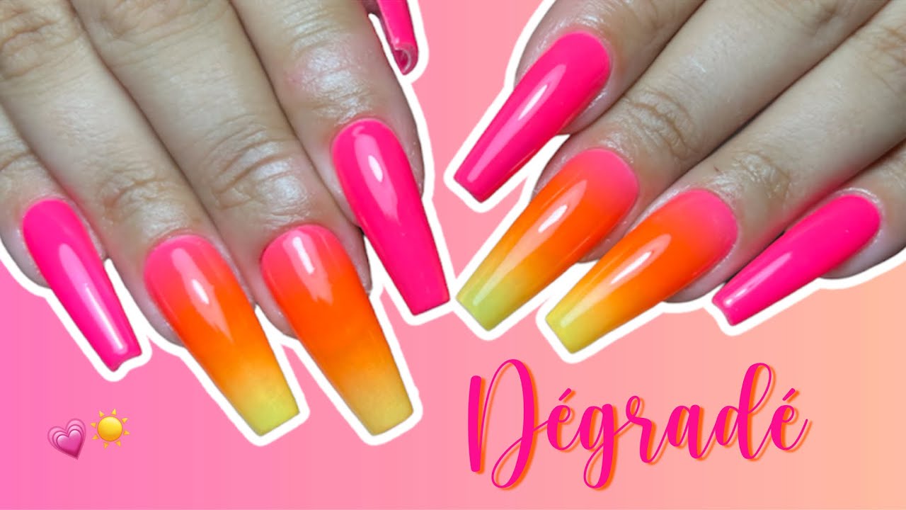 TUTO - Dégradé / Ombré à l’éponge ☀️💗
