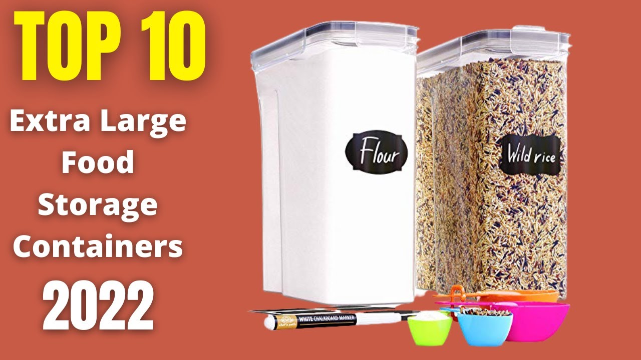 Top 10: Best Airtight Extra Large Food Storage Containers 2022