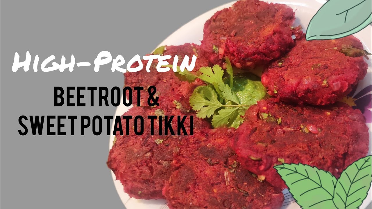 High-Protein Beetroot & Sweet Potato Tikki | चुकंदर और शकरकंद की टिक्की | essay recipe 