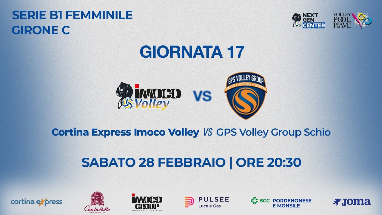 📺 DIRETTA STREAMING – SERIE B1 FEMMINILE | GIORNATA 17
