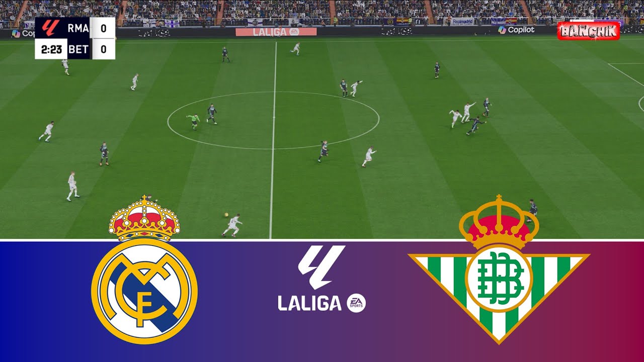 Real Madrid vs Real Betis - La Liga 2025/26 | Full Match All Goals | Pes 21 Gameplay