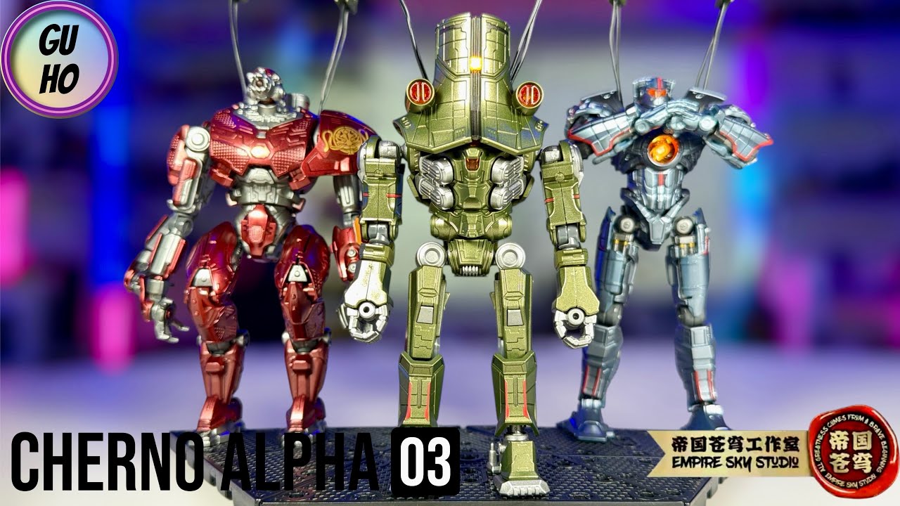 🦾 CHERNO ALPHA 03! No hay mejor Jaeger escala Hiya Toys | Empire Sky Studio | Model Kit