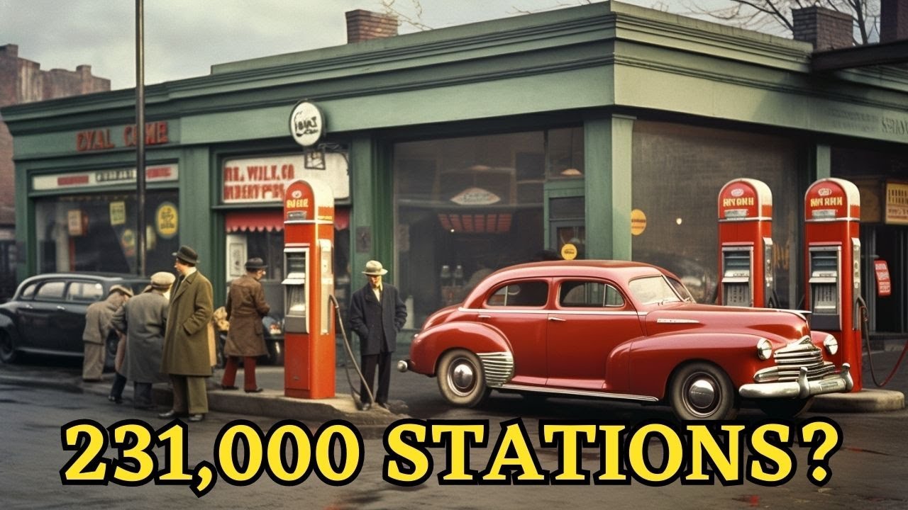 1940s Life At The Gas Stations In America