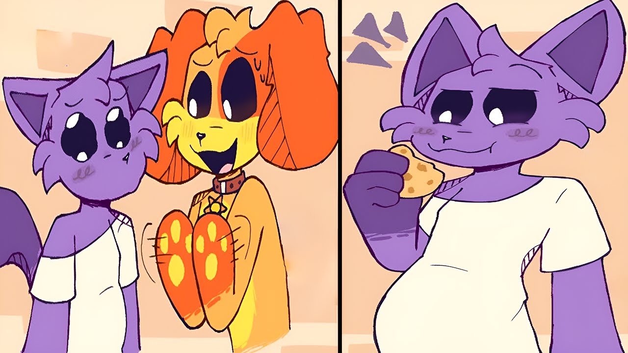 Catnap x Dogday Cat’s Cookie Transformation!  | Poppy Playtime Nightmare Critters  Comic Dub