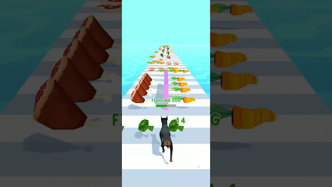 Doggy Run 🐶⭐🤗- 3D Games #Gameplay #Mobilegames All Levels Gameplay#short#trending#doggy game#rungame