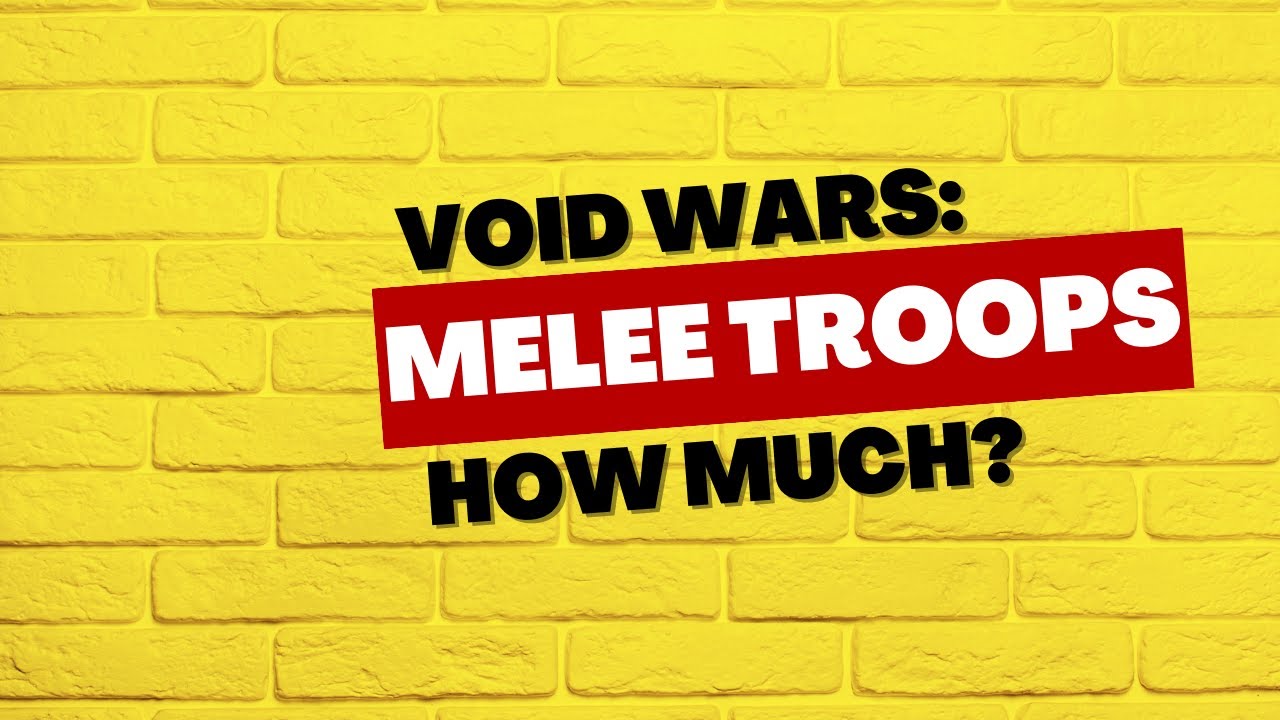 Void Wars How Much Melee Is Enough
