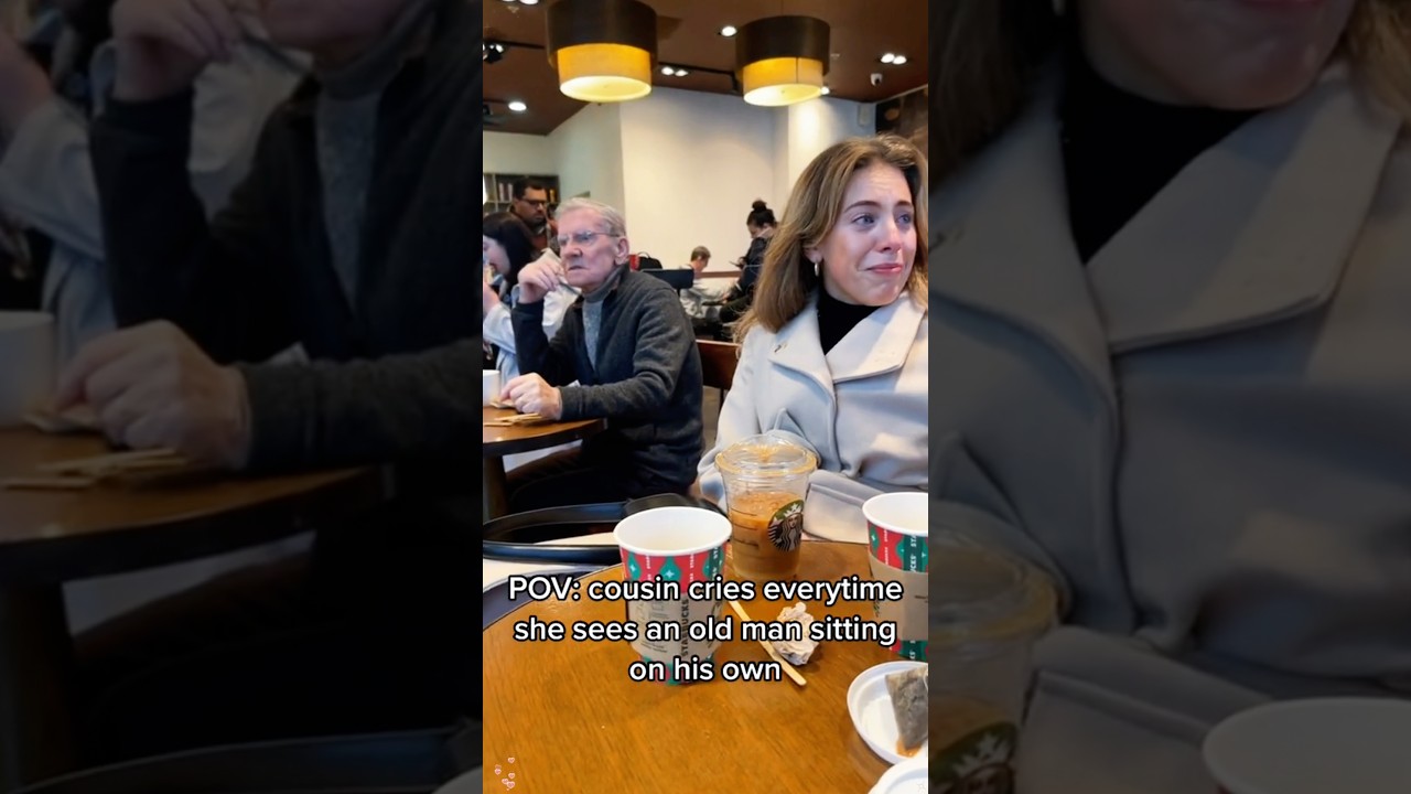 Crying over old people eating & sitting alone #foryou #love #oldpeople