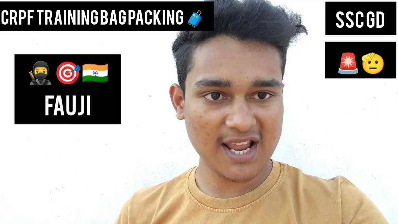 CRPF TRAINING BAG PACKING 🧳🧳🚨🫡🥷🇮🇳#motivation #aspirants #crpf #ssc 