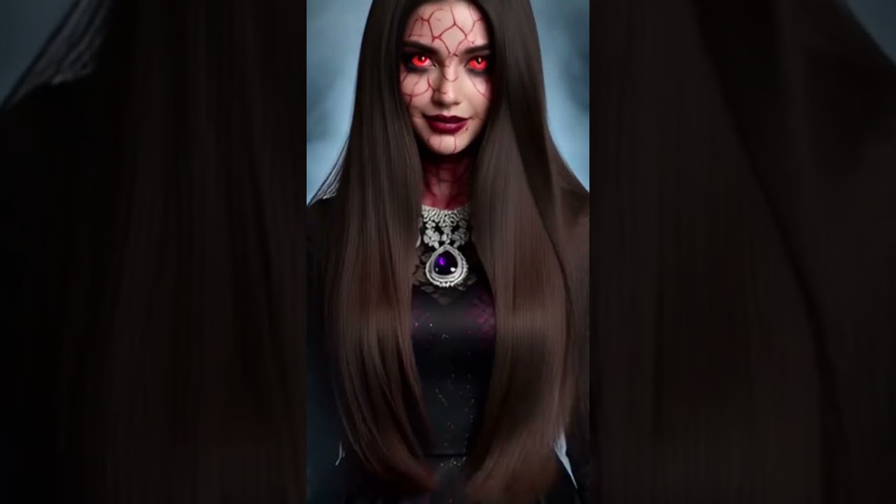 "Beautiful Girl Turns into a Terrifying Witch | Haunted Palace AI Horror Transformation"