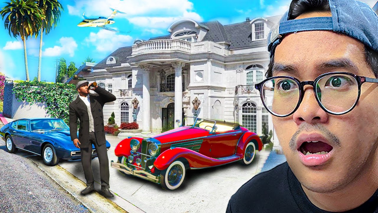 Gua UPGRADE Rumah Menjadi MARKAS MAFIA di GTA 5! (MOD)