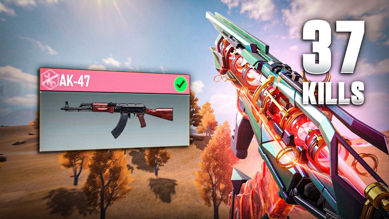 O LOADOUT DE AK-47 QUE ME RENDEU 37 KILLS NO SOLO VS SQUAD (META???) 😱 - COD: MOBILE BATTLE ROYALE