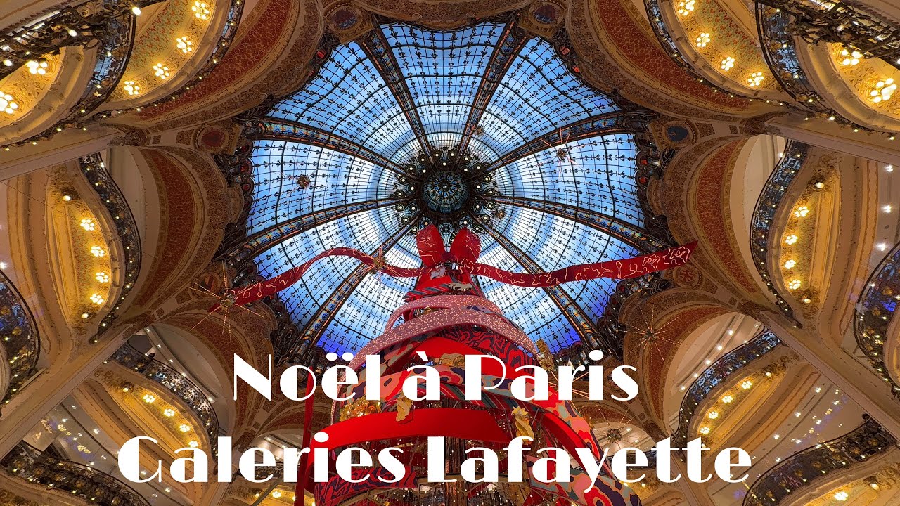 Noël à Paris, Grand Sapin de Galeries Lafayette 