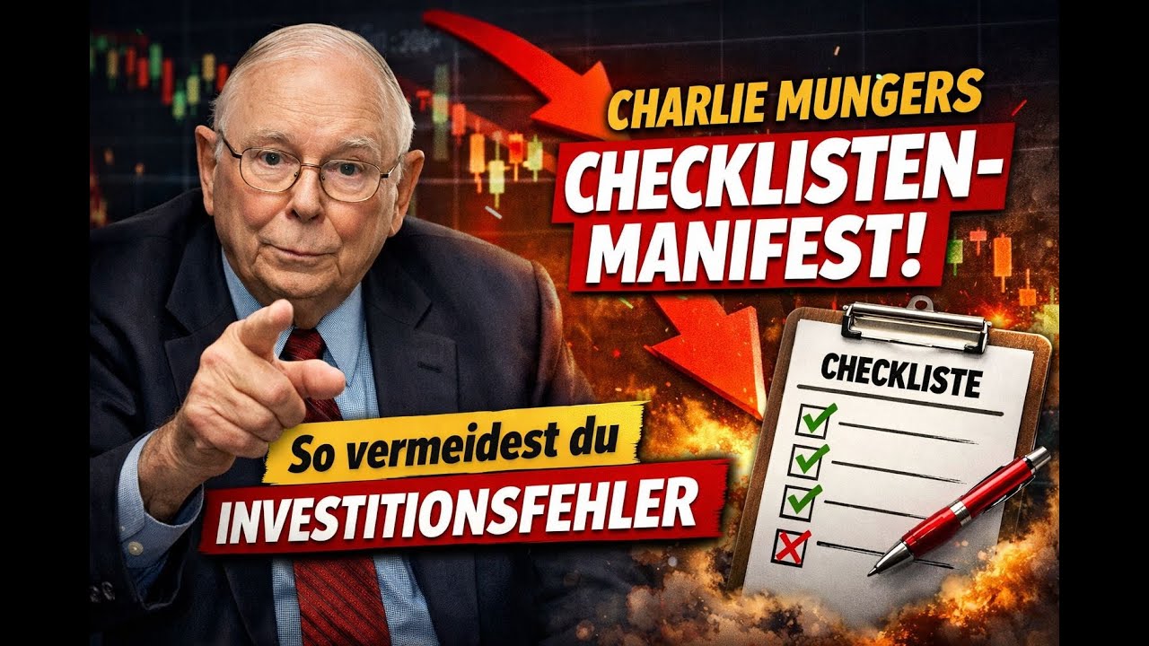 Charlie Mungers Checklisten-Manifest: So vermeidest du Investitionsfehler