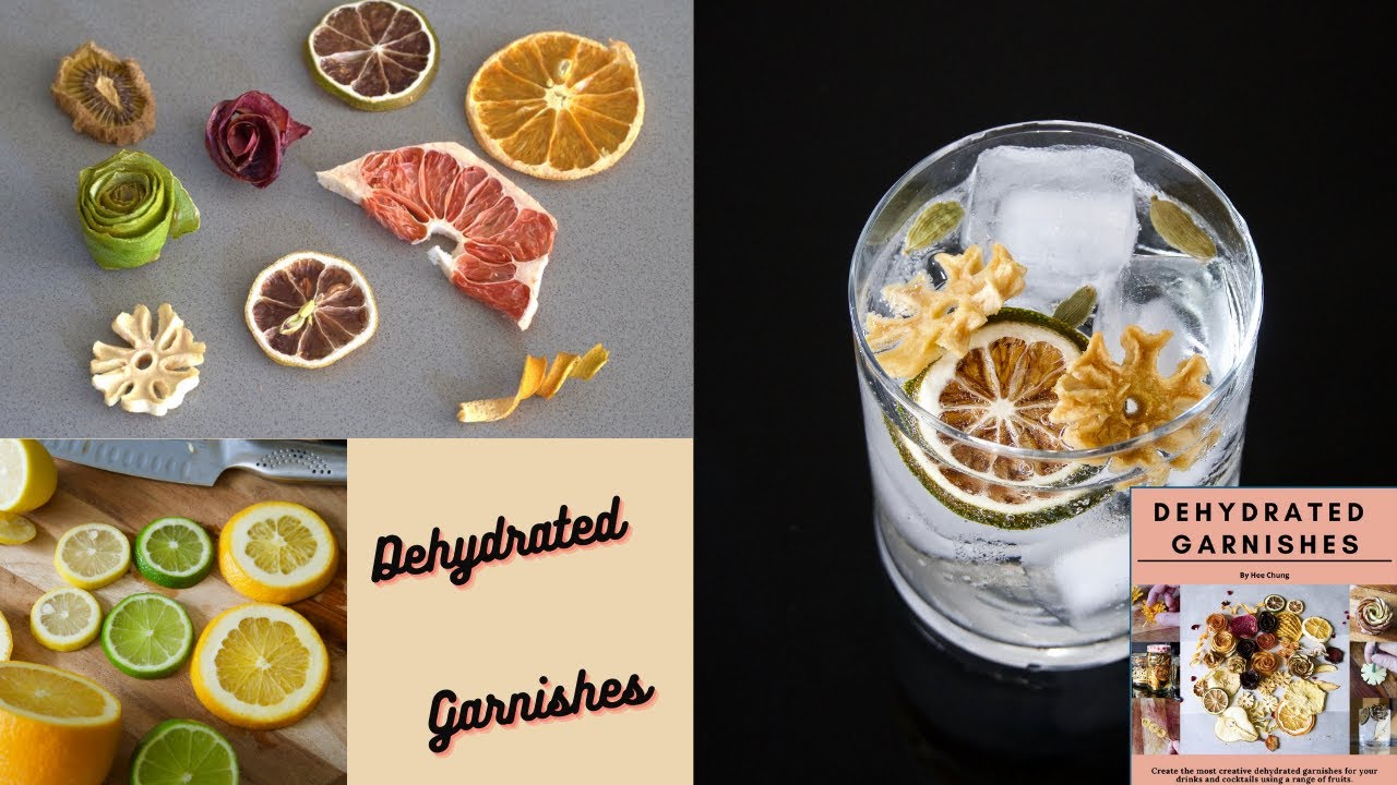 Dehydrated cocktail garnish tutorial.