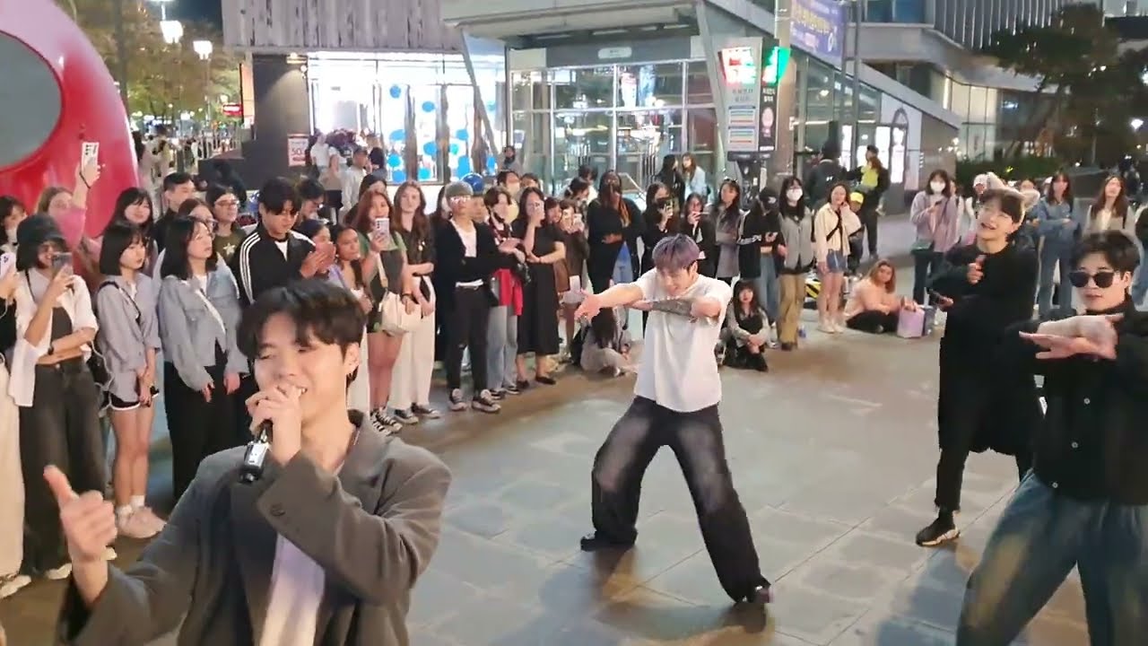 [STREET ARTIST] ONE OF. INTERACTIVE SINCHON BUSKING. 240413.