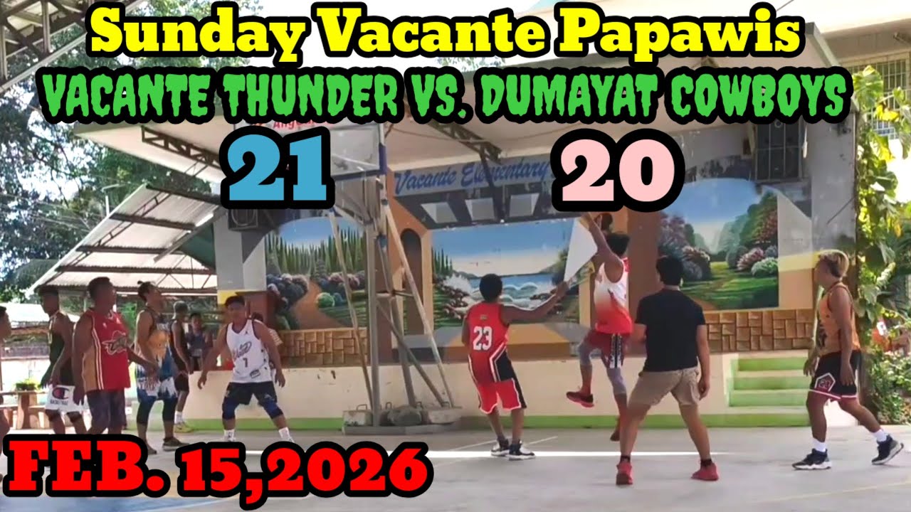  ​Vacante Thunder vs Dumayat Cowboys | 21-20 Full game Sunday Papawis🏀