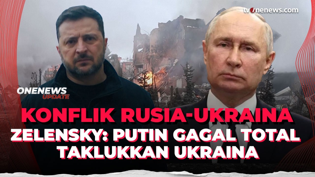 4 Tahun Berperang, Zelensky Klaim Ukraina Tetap Berdiri dan Tak Menyerah | OneNews Update