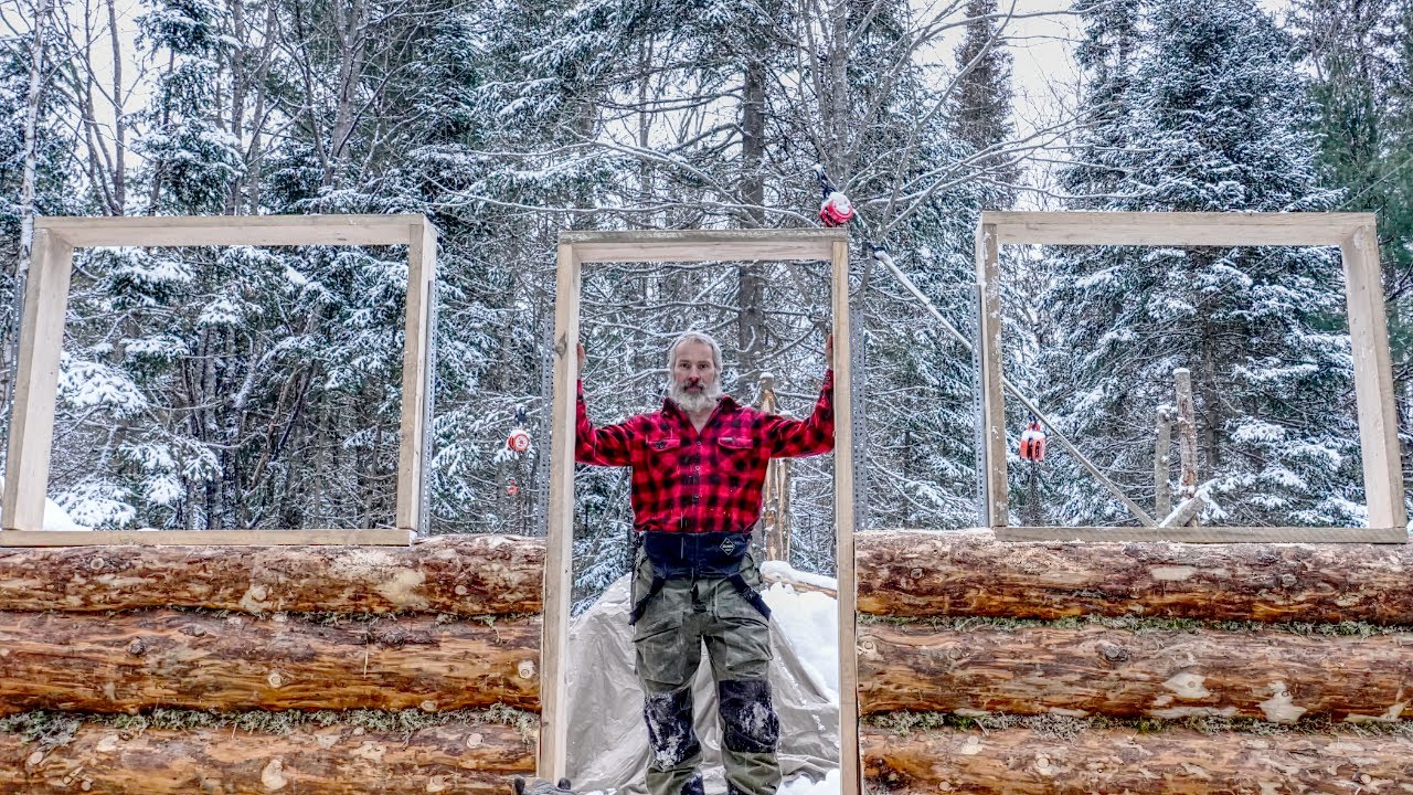 9 Months Building an Off Grid Homestead in the Forest | Log Cabin, Greenhouse, Outhouse, Solar Shed