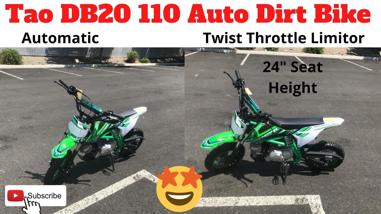 TaoTao DB 20 110cc Dirt Bike Review In Green