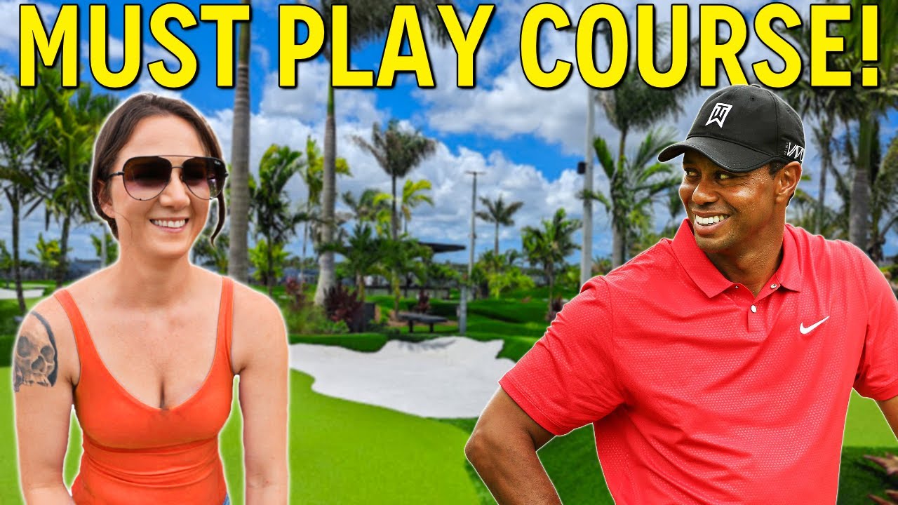 Tiger Woods CRAZY HARD Mini Golf Course!