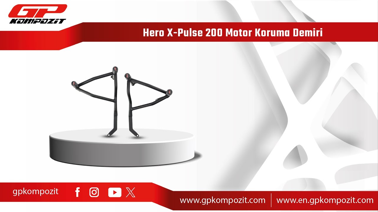 GP Kompozit Hero X Pulse Uyumlu Koruma Demiri Montajı