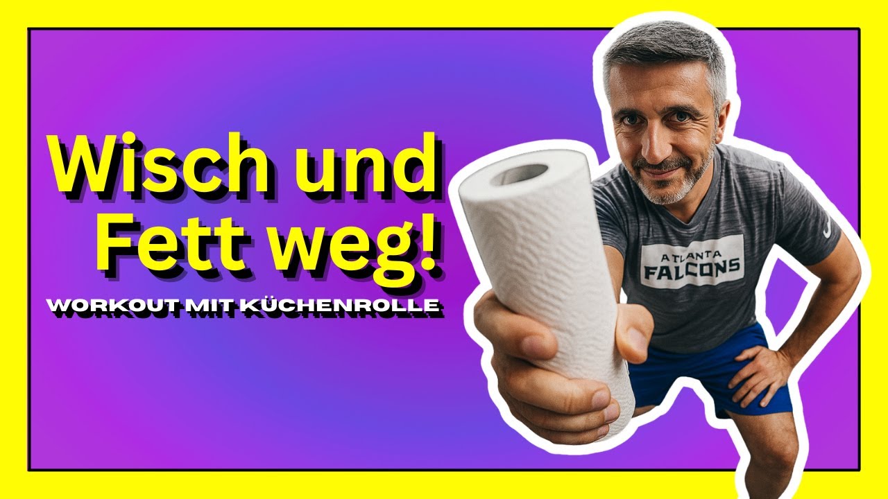Schnell abnehmen zuhause | Küchenrollen Workout (9 Min)