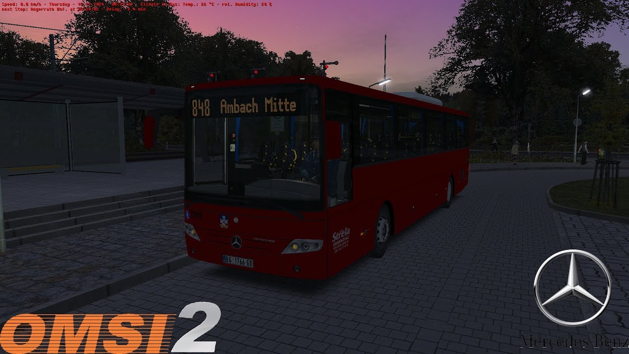 Omsi 2 - Krefrath V3.2 - Line 848 - Mercedes Benz Intouro