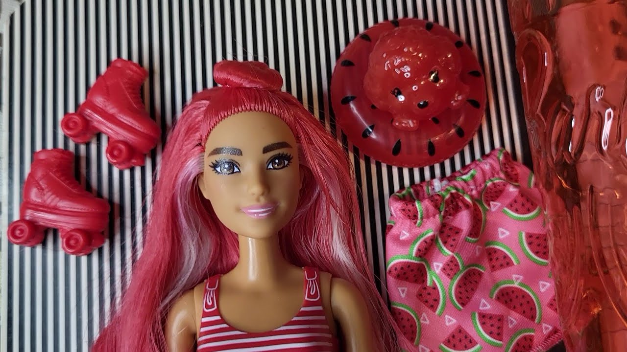 Watermelon Crush Barbie Doll Pop Reveal - Unboxing and Review