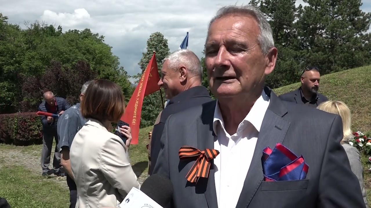 ČAČAK 09.05.2025. Na spomen parku u Čačku obeležen Dan pobede nad fašizmom