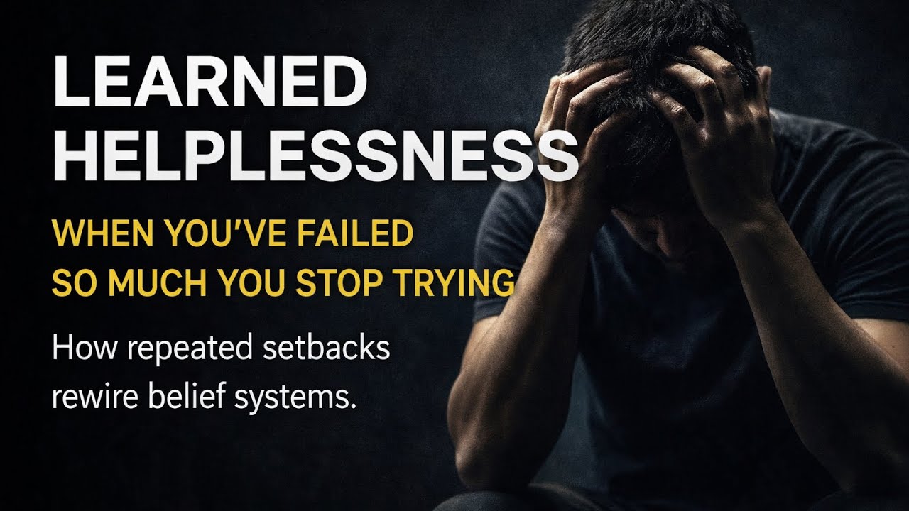 Learned Helplessness: When Failure Makes You Stop Trying