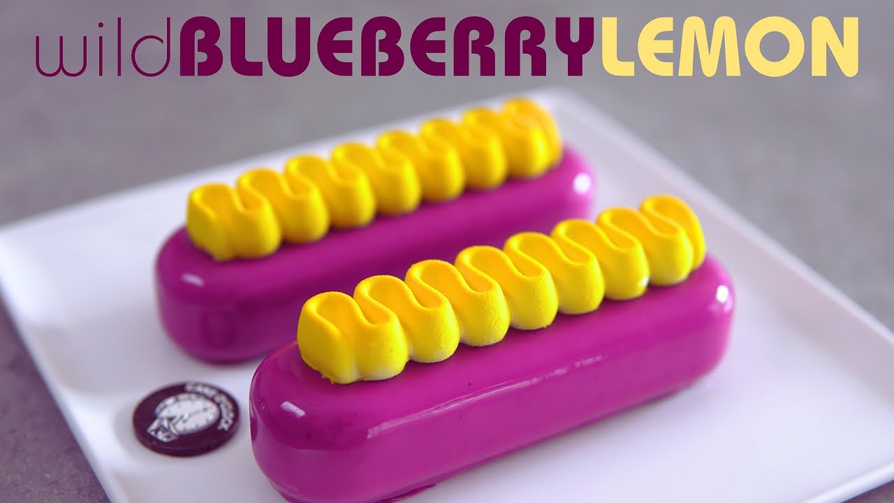 Wild BLUEBERRIES - LEMON mini cakes | CAKE O'CLOCK