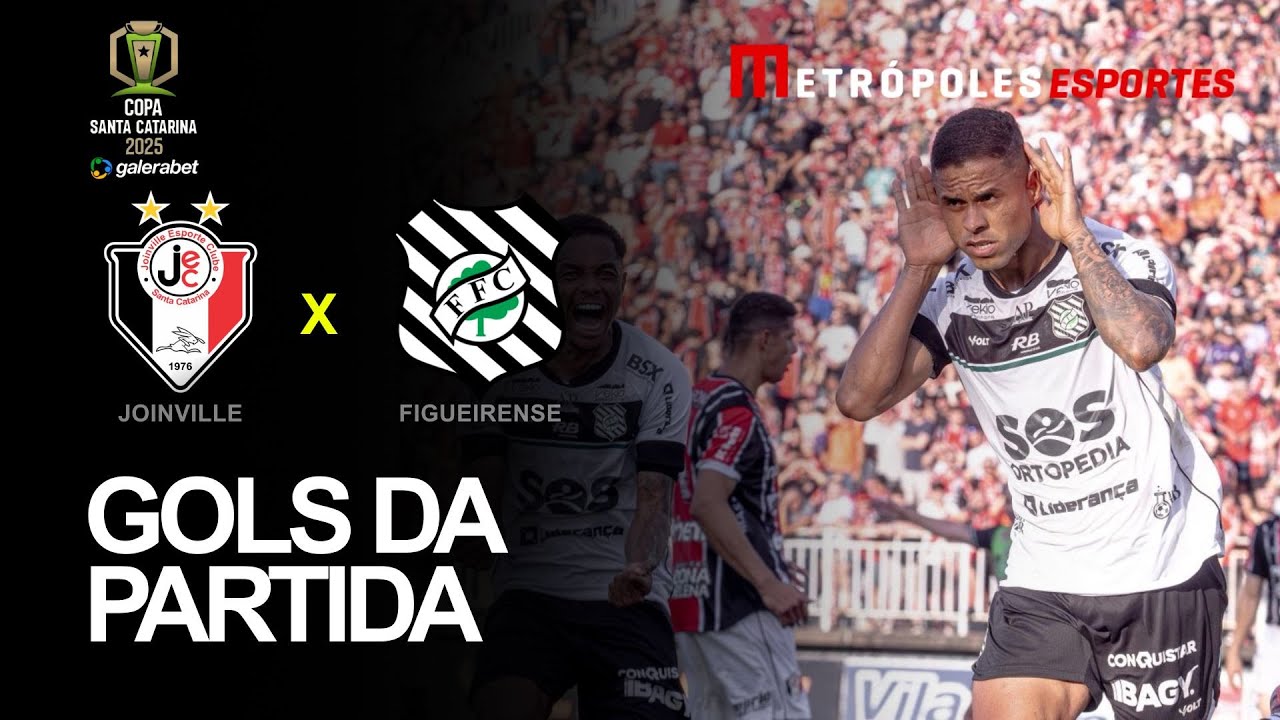 Figueirense goleia Joinville na ida da final da Copa SC 2025