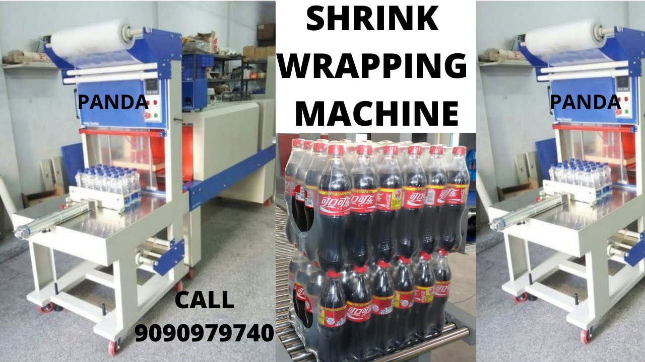 soda bottle shrink wrapping machine, shrink wrapping machine for juice bottle, water bottles & more