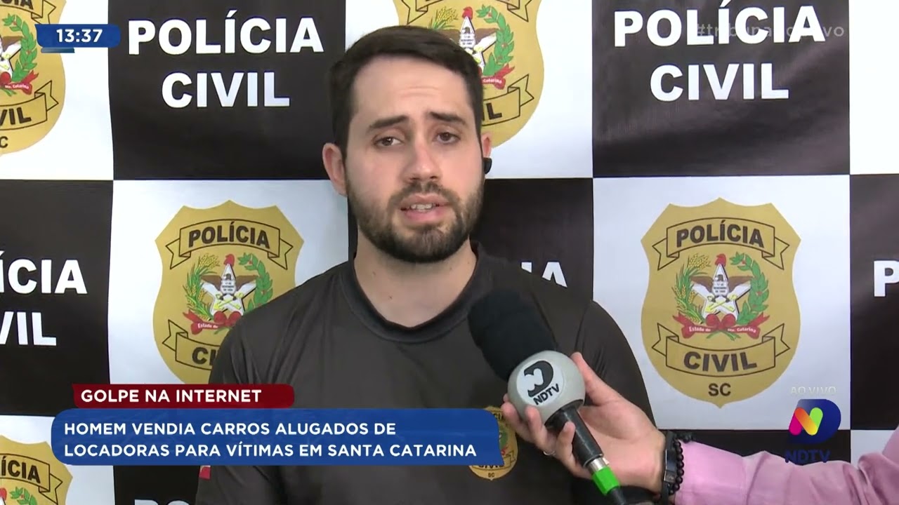 Golpe na internet: homem vendia carros alugados de locadoras para vítimas em Santa Catarina