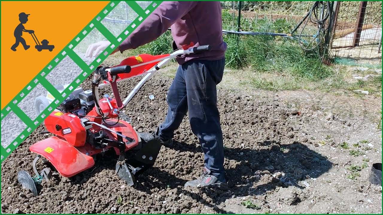 Motozappa a benzina GeoTech Pro PGT 700 | Breve utilizzo su terreno lavorato