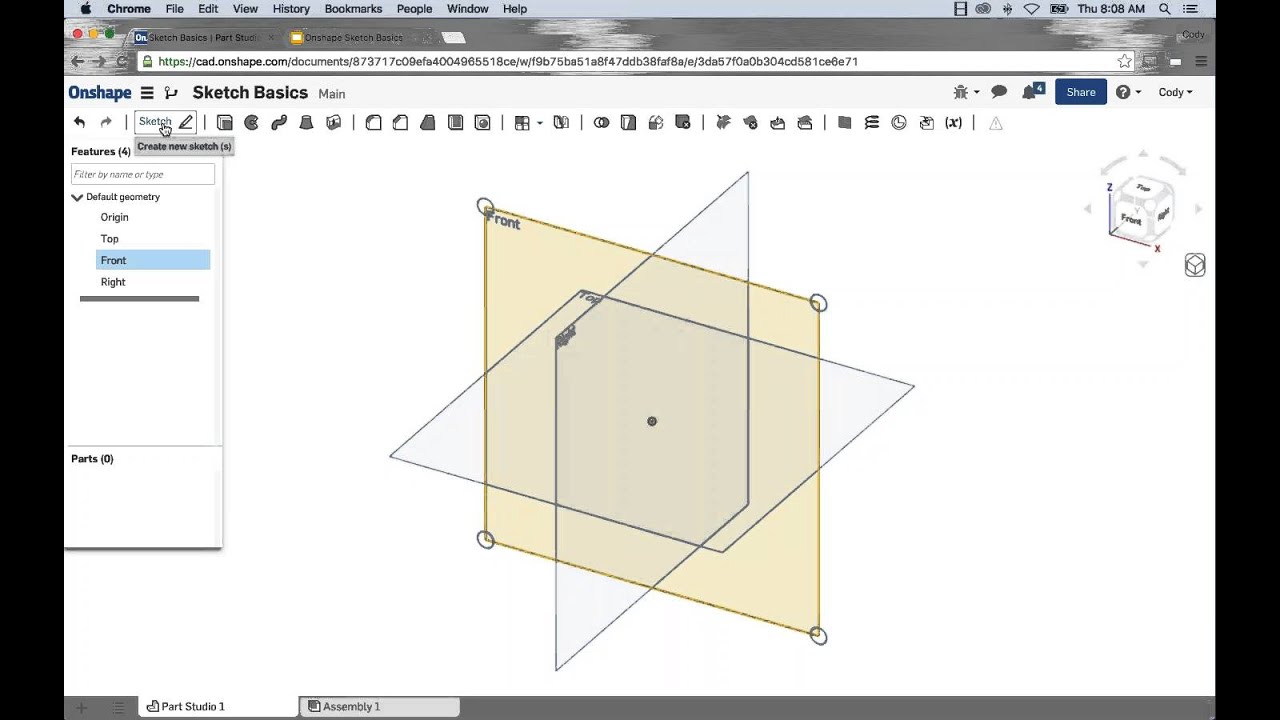 Onshape Sketch Basics | Webinar (February 4th, 2016)