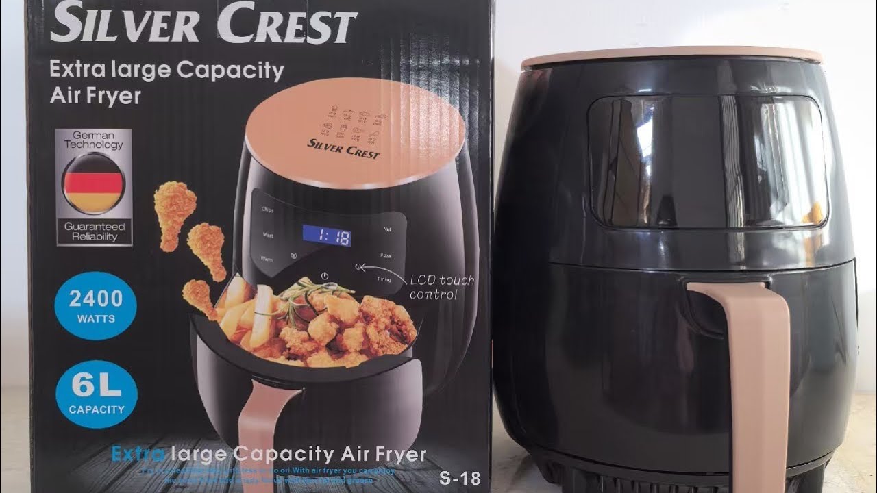 How To Use Silver Crest Air Fryer LCD Touch Control