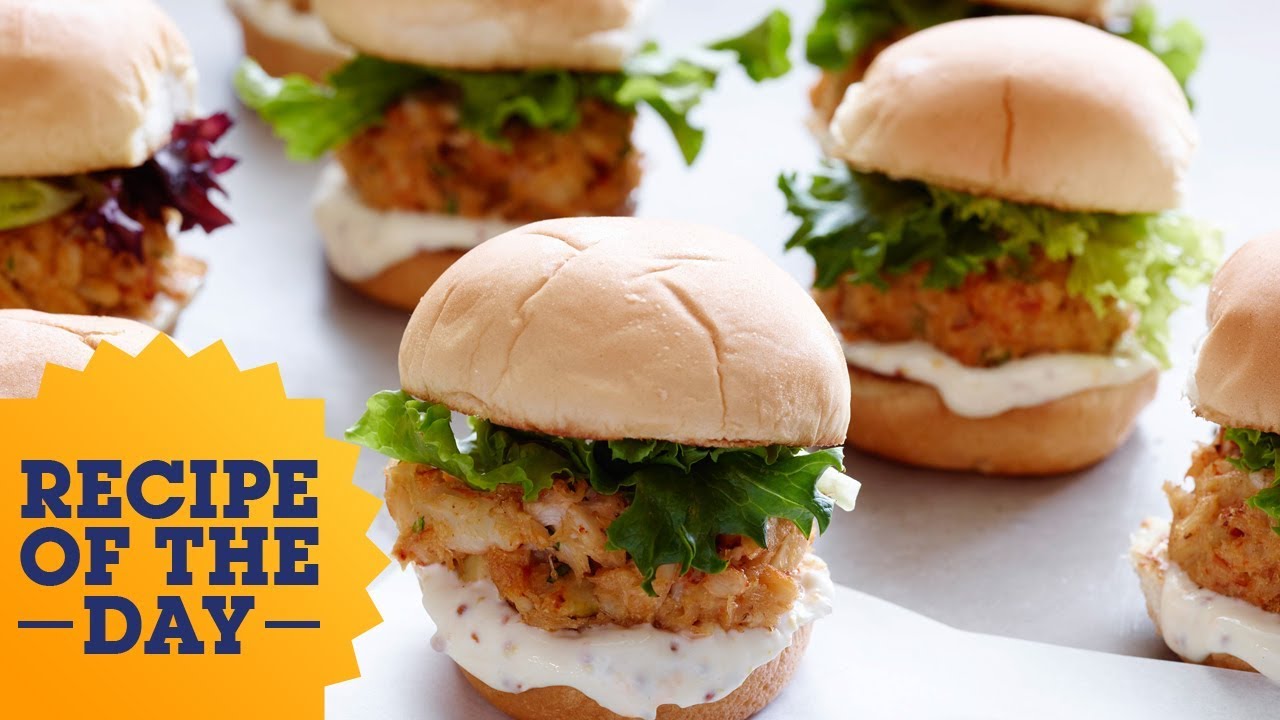 Recipe of the Day: Easy 5-Star Crab Cake Sliders | Food Network