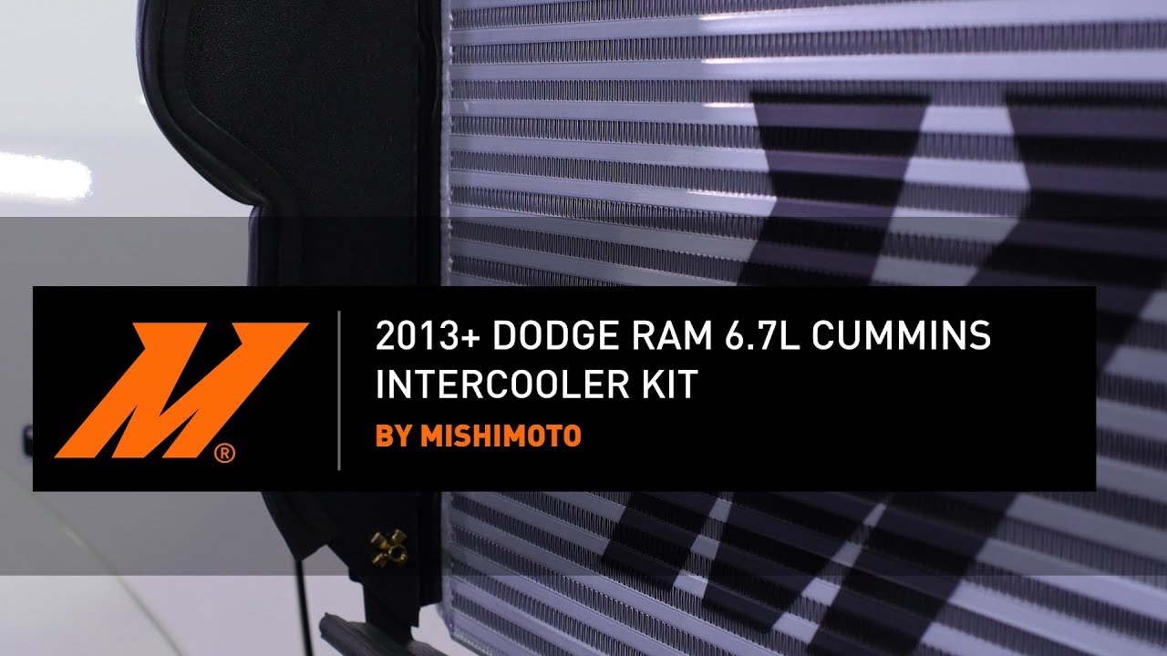 2013+ Dodge Ram 6.7L Cummins Intercooler Kit Installation Guide by Mishimoto