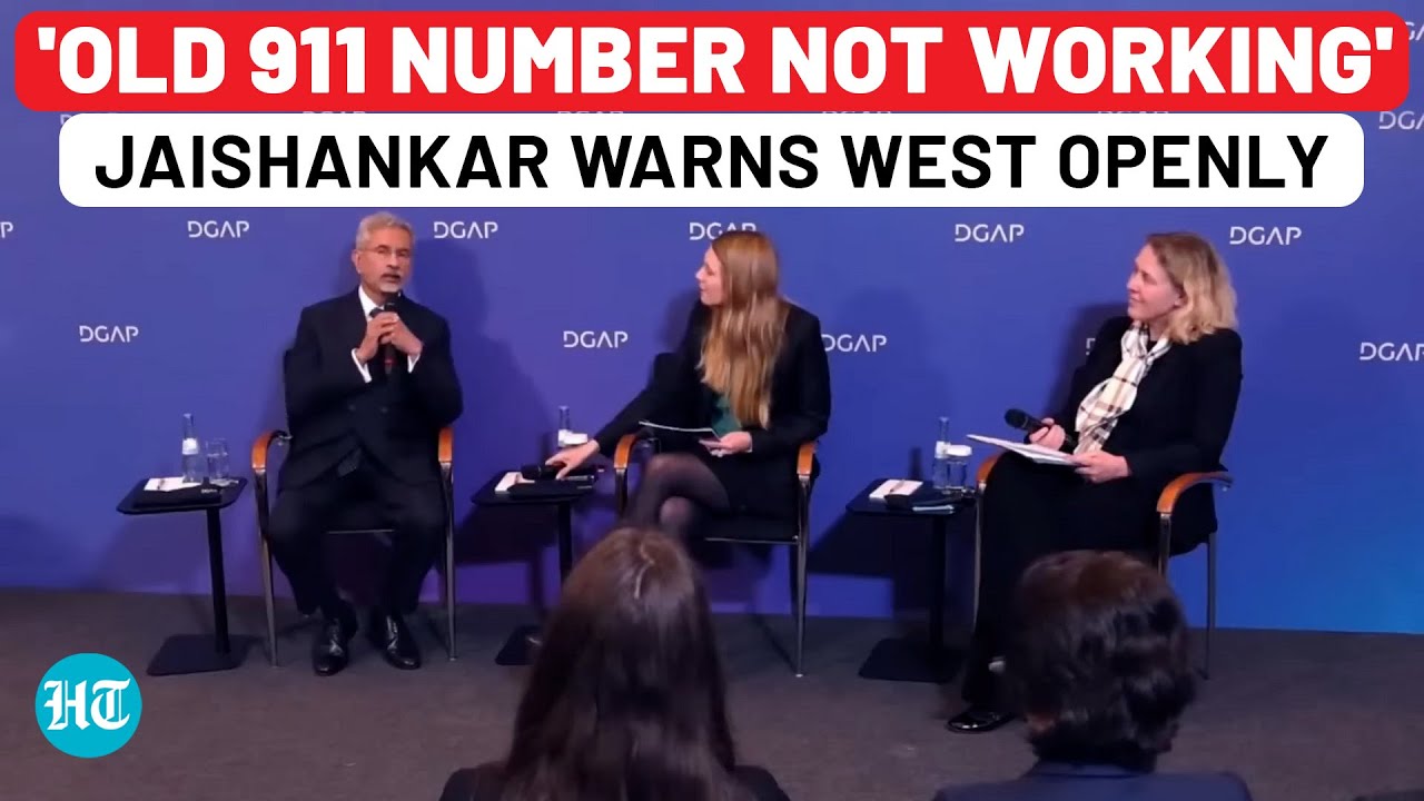 Full Event: Jaishankar's 'Old 911 Number' Jibe At USA, Warns West On Pakistan - Germany Speech