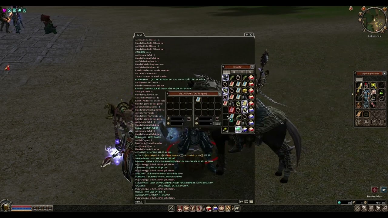 AY ISIĞI DEFİNE SANDIĞI A&Ccedil;ILIMI METİN2 BARBAROS SERVER