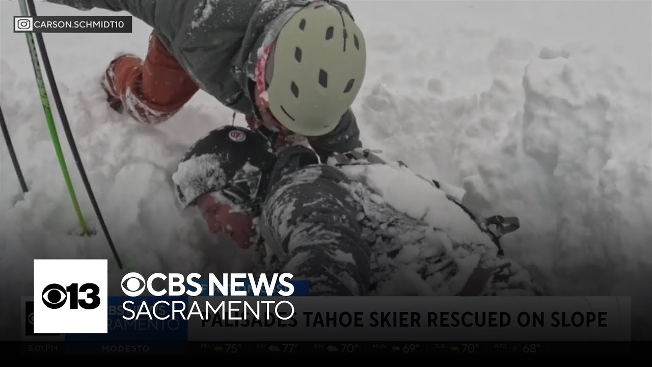 More video of skier rescue at California's Palisades Tahoe released