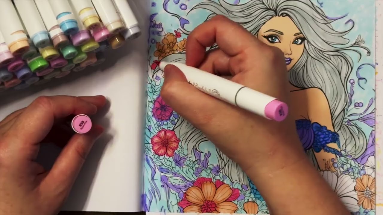Mermaid I Mermaid Spirit I Ohuhu Alcohol Markers