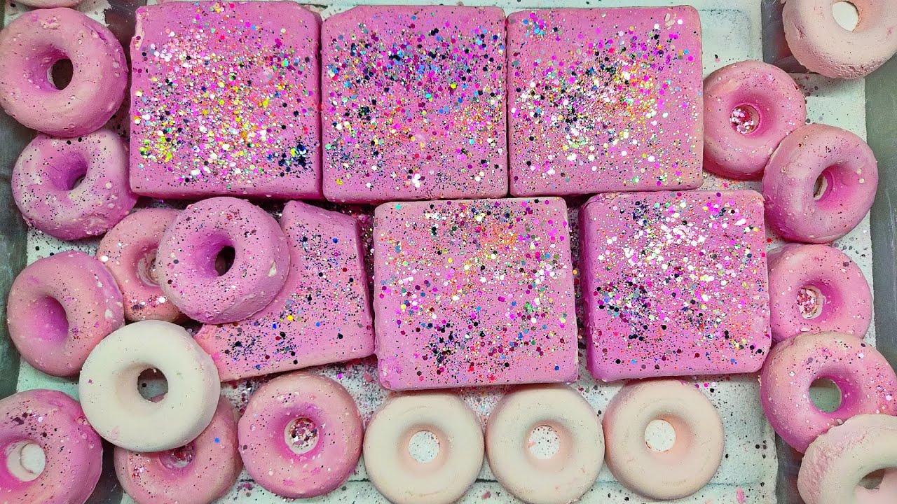 Pasted Blocks & Donuts ~ Gymchalk Crush ~ ASMR ~ Soft & Powdery ~ Relaxing