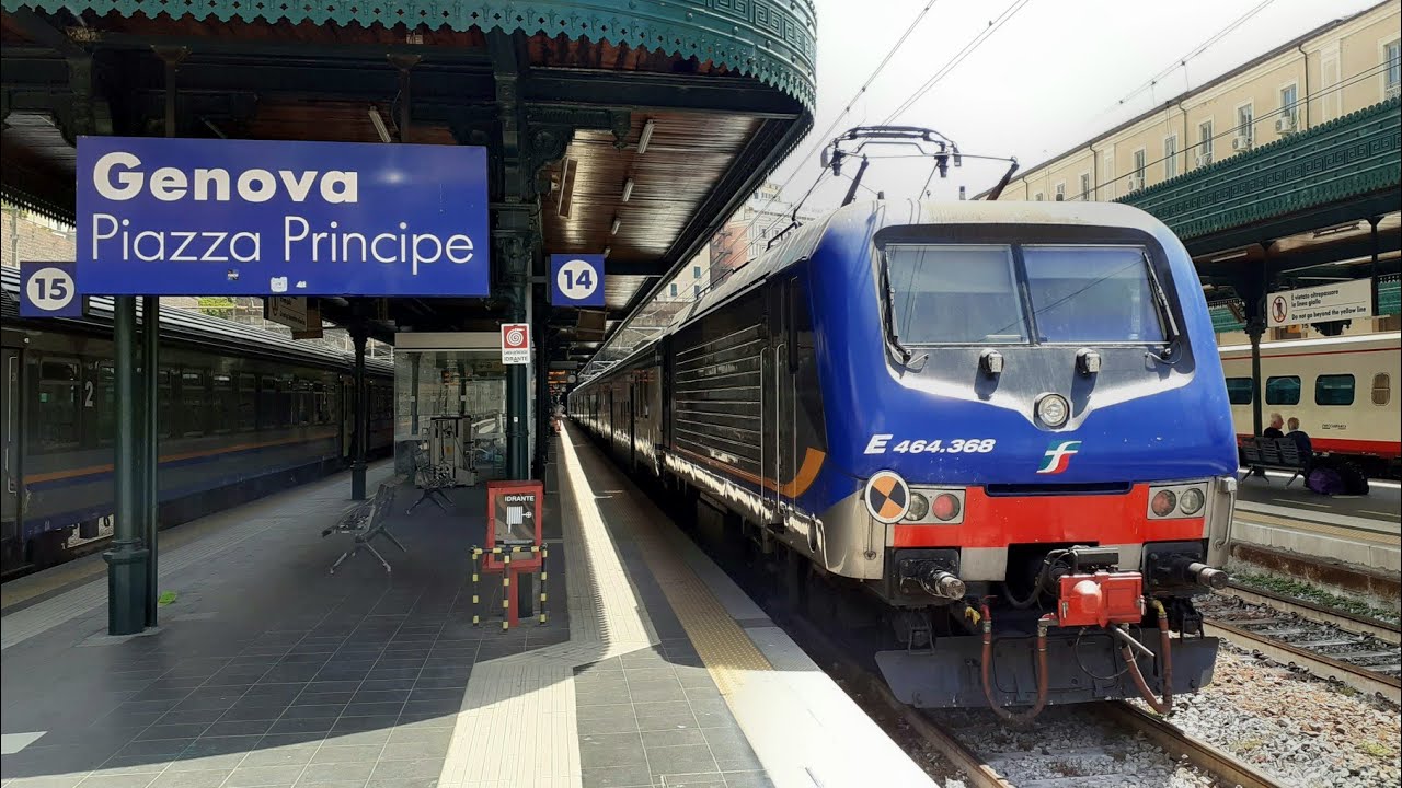 Treni Alla Stazione Di Genova Piazza Principe ( Arrivi - Partenze )