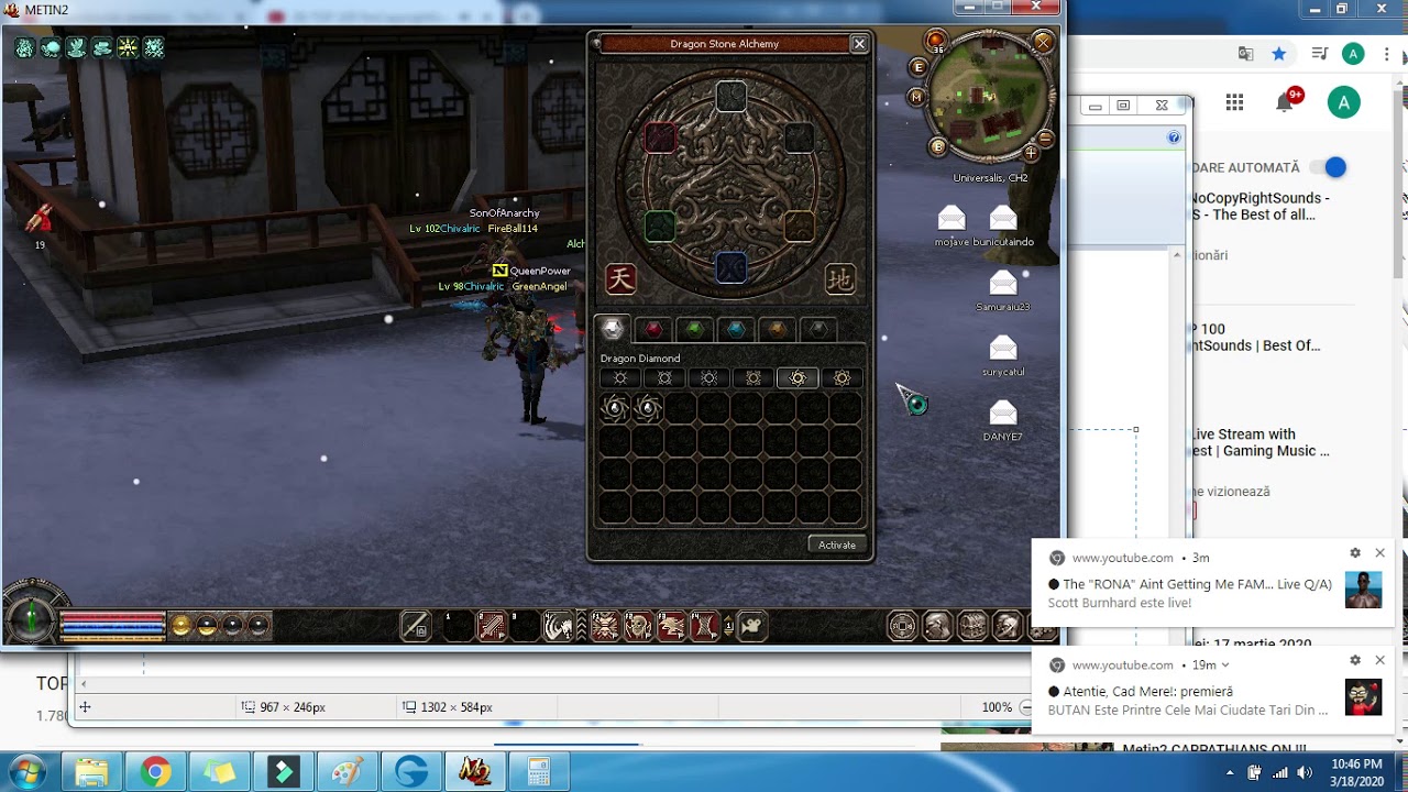 Metin 2 Alchemy MY Antiqs to plus Legendary to plus Mythic Alchemy