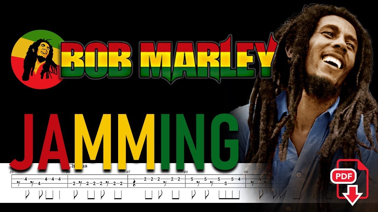 Bob Marley - Jamming (🔴Bass Tabs | Notation) @ChamisBass  #chamisbass