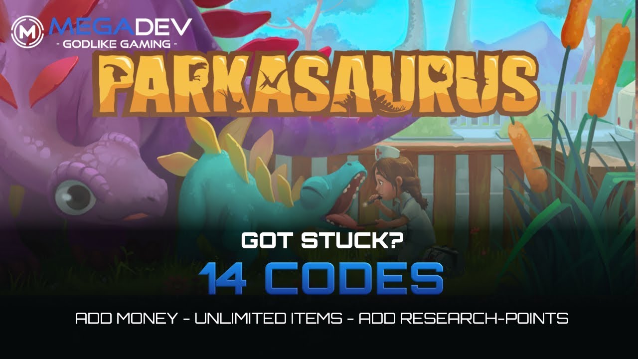 PARKASAURUS Cheats: Add Money, Unlimited Items, Add Research-Points, ... | Trainer by MegaDev